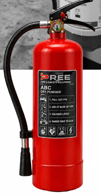 Fire extinguisher from the Pree brochure